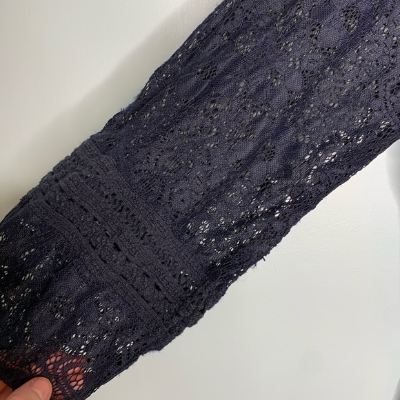 Hollister Navy Lace Romper - Picture 3 of 6